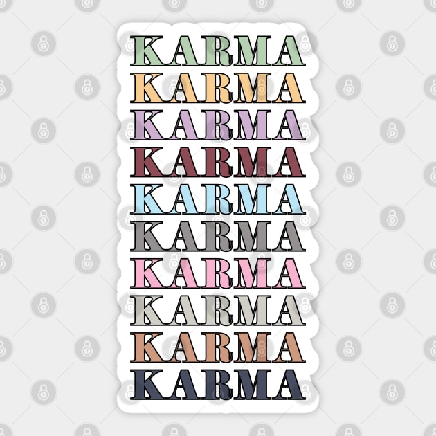 KARMA Sticker by Likeable Design